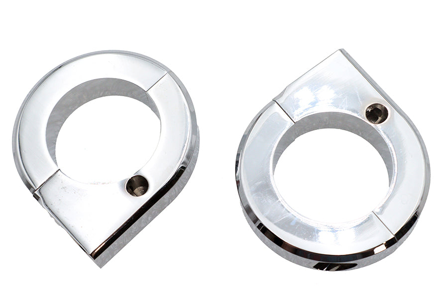 HARLEY Verchromtes Universal-Befestigungsklemmenset 1-3/8 Zoll Passend für 0- Zoll Custom, Anwendung