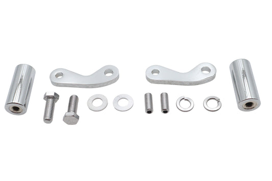 HARLEY Chrome 8-1/2 inch Front Turn Signal Mount Set Fits 0-  Custom, application