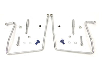 HARLEY Chrome Satteltaschen-Halterungs-Kit Passt für 1991-2007 FXD, 1991-2017 FXDWG, ausgenommen Modell 1993-1995