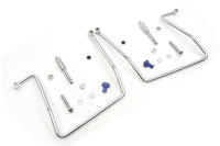 HARLEY Chrome Satteltaschen-Halterungs-Kit Passt für 1991-2007 FXD, 1991-2017 FXDWG, ausgenommen Modell 1993-1995