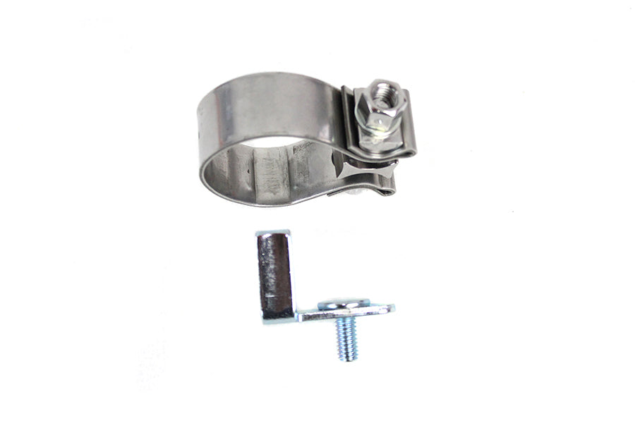 HARLEY FLT Auspuffkrümmer hinten, Lasche und Klemmsatz, passend für 1998-2008 FLT,