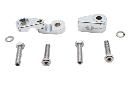 HARLEY Chrome Turn Signal Clamp Set Fits 0-  Custom, application
