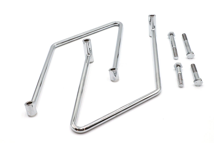 HARLEY Chrom-Satteltaschen-Halterungssatz, passend für 1986–2006 FLST, 1984–2005 FXST,