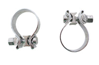 HARLEY Chrom 1-7/8 Zoll Schalldämpfer-Endschellen-Set Passend für 0-  Custom, Anwendung für XL-Modelle