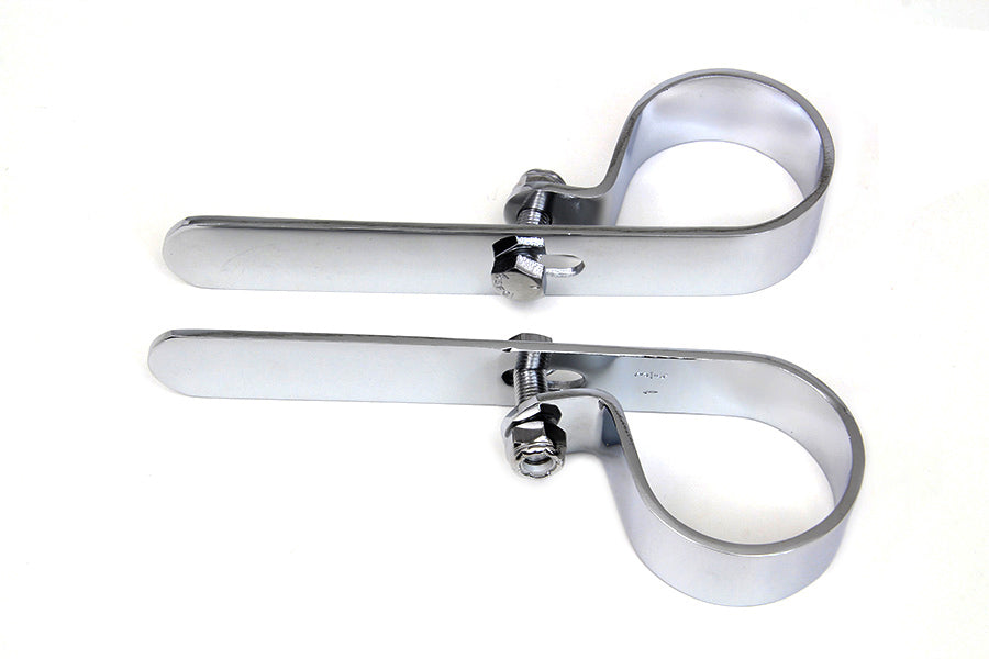 HARLEY Chrom 1-3/4 Zoll Auspuff "P" Schellen Set Passend für 0- Zoll Custom, Anwendung
