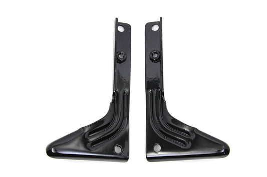 HARLEY Schwarzes Spotlampen-Halterungs-Set passend für 1949-1959 FL,