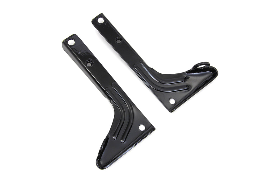 HARLEY Schwarzes Spotlampen-Halterungs-Set passend für 1949-1959 FL,