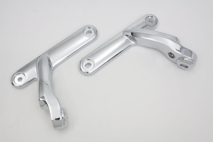HARLEY Chrome Spotlampen-Halterungs-Set passend für 1997-2013 FLT, 1997-2013 FLHT,