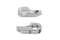 HARLEY Footpeg Extender Clamp Set Chrome fits 0-  Custom, application for use on 1-1/4 engine bar"