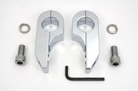HARLEY Footpeg Extender Clamp Set Chrome fits 0-  Custom, application for use on 1-1/4 engine bar"