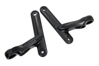 HARLEY Schwarzes Spotlampen-Halterungsset Passend für 1997-2013 FLT, 1997-2013 FLHT,