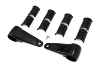 HARLEY Side Mount Headlamp Bracket Kit Black fits 0-  Custom,