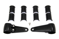 HARLEY Side Mount Headlamp Bracket Kit Black fits 0-  Custom,