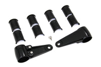 HARLEY Side Mount Headlamp Bracket Kit Black fits 0-  Custom,