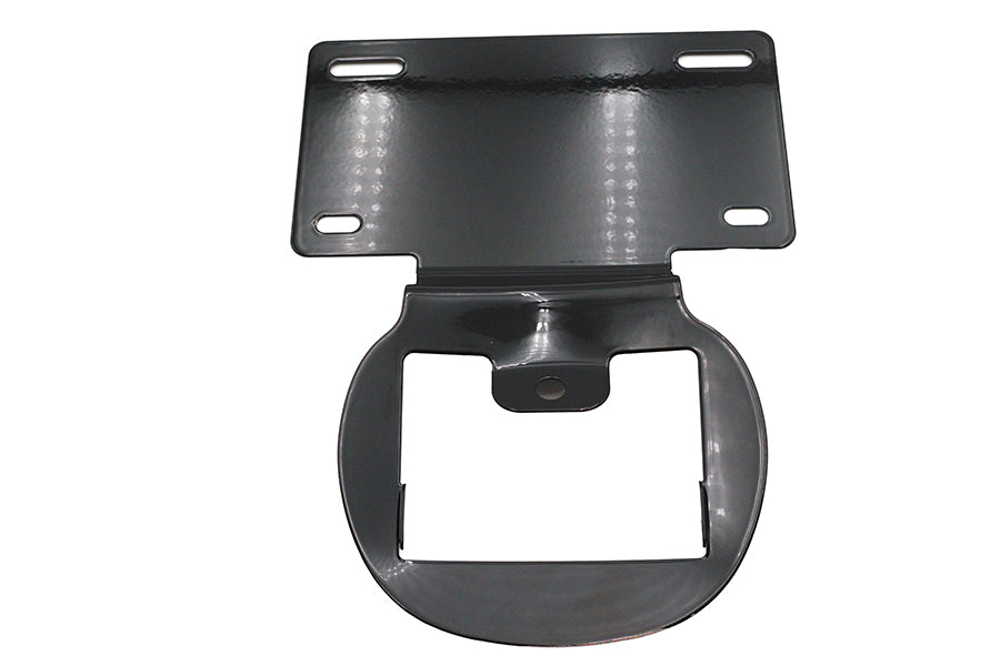 HARLEY Kennzeichenverlegungshalterung Schwarz Passend für 1973-1984 FX, 1973-UP XL, 1979-UP FLHT, 197