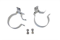 HARLEY 3-1/4 Zoll Schalldämpfer-Schellensatz Chrom Passend für 1995-2016 FLT,