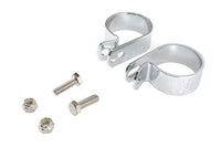 HARLEY Chrom 1-7/8 Zoll Auspuffschellen-Set Passend für 0- Kundenspezifische Anwendung