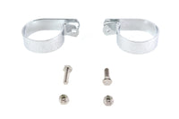 HARLEY Chrom 2-1/2 Zoll Auspuffschellen-Set Passend für 0- Custom, Anwendung