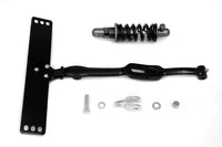 HARLEY Schwarzes Sitz-T-Stück mit Stoßdämpfer-Kit, passend für 1941-1980 FL, 1936-1952 W, 1936-1973 G,