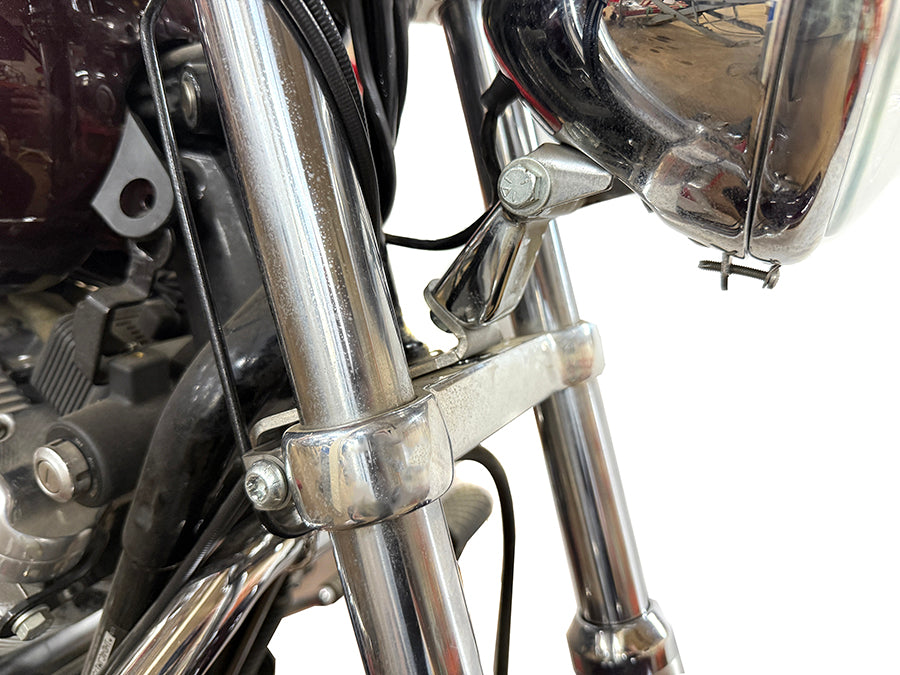 HARLEY 39mm Scheinwerfer-Halterungskit Passt für 1990-2006 FXD, 1988-UP XL, 1988-1994 FXR,