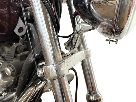HARLEY 39mm Scheinwerfer-Halterungskit Passt für 1990-2006 FXD, 1988-UP XL, 1988-1994 FXR,
