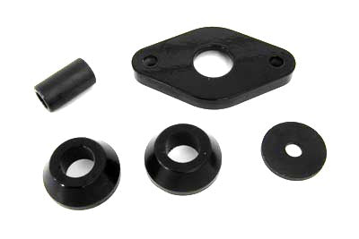 HARLEY Schwarze Velva-Ride Motorhalterung Passend für 1979-2008 FLT, 1991-2017 FXD, 1980-UP FLT, 1982-1994