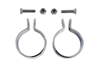 HARLEY Chrom 1-7/8 Zoll Schalldämpfer Endschellen Set Passend für 0- Custom, Anwendung