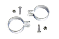 HARLEY Chrom 1-7/8 Zoll Schalldämpfer Endschellen Set Passend für 0- Custom, Anwendung