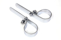 HARLEY Chrom 2-1/2 Zoll Schalldämpfer „P“-Klemmen-Set passend für 0- Custom, Anwendung