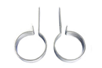 HARLEY Chrom 3 Zoll Auspuffhalterungsschellen-Set Passend für 0- Custom, Anwendung