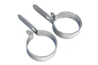 HARLEY Chrom 3 Zoll Auspuffhalterungsschellen-Set Passend für 0- Custom, Anwendung