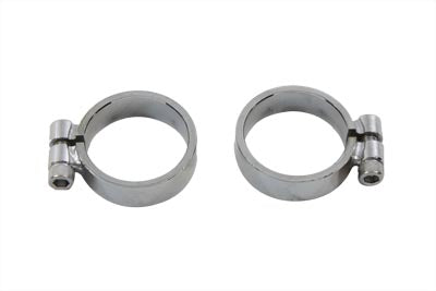 HARLEY Chrom Auspuffschellen-Set Inbus Weit passend für 1957-1985 XL,