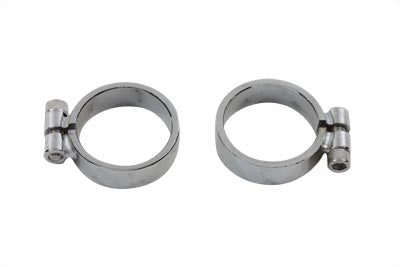 HARLEY Chrom Auspuffschellen-Set Inbus Weit passend für 1957-1985 XL,