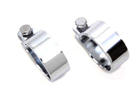HARLEY Chrome 1-7/8 Zoll Schwerer Schalldämpferkörper und Endklemmen-Set Passt 0- Custom, Anwendung für 1-7/8