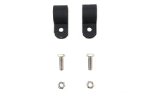 HARLEY Schwarze 1 Zoll Auspuffschellen Set Passend 0-  Custom, Anwendung