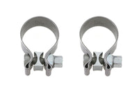 HARLEY OE M8 Auspuffschellen-Set Edelstahl Passend für 2018-UP FXFB, 2018-UP FLHC, 2018-UP FLHCS,