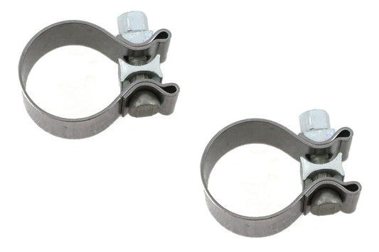 HARLEY OE M8 Auspuffschellen-Set Edelstahl Passend für 2018-UP FXFB, 2018-UP FLHC, 2018-UP FLHCS,