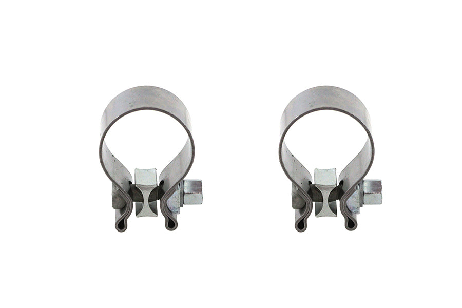 HARLEY OE M8 Auspuffschellen-Set Edelstahl Passend für 2018-UP FXFB, 2018-UP FLHC, 2018-UP FLHCS,