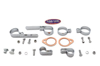 HARLEY Shovelhead Krümmer-Satz Montagesatz Chrom passend für 1966-1984 FL, 1973-1984 FX,