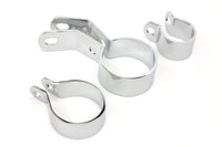 HARLEY Chrom Auspuffschellen-Kit passend für 1941-1952 EL, 1941-1957 FL,