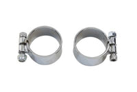 HARLEY Chrom Auspuffschellen-Set Inbus Extra Breit Passend für 1957-1985 XL,