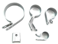 HARLEY Chrom-Auspuffschellen-Kit passend für 1941-1947 FL,