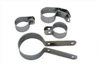 HARLEY Chrom Auspuffschellen-Kit passend für 1936–1951 WL,