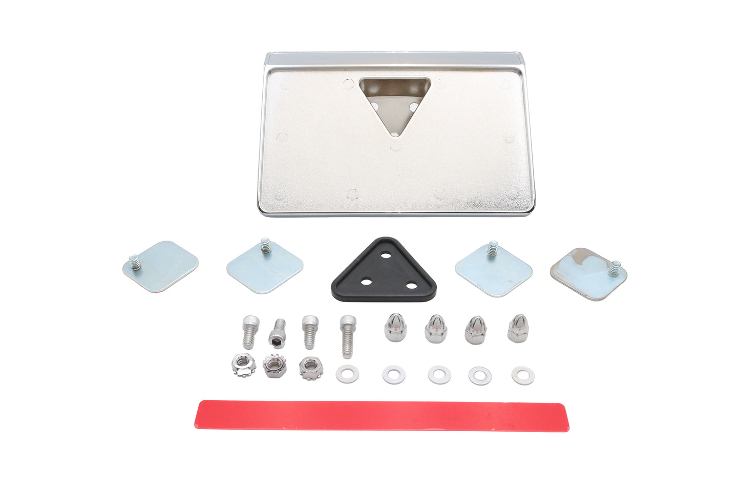 HARLEY Laydown Nummernschildhalterungs-Kit Passt für 0- Alle Modelle mit einem 3-Schrauben-Nummernschild
