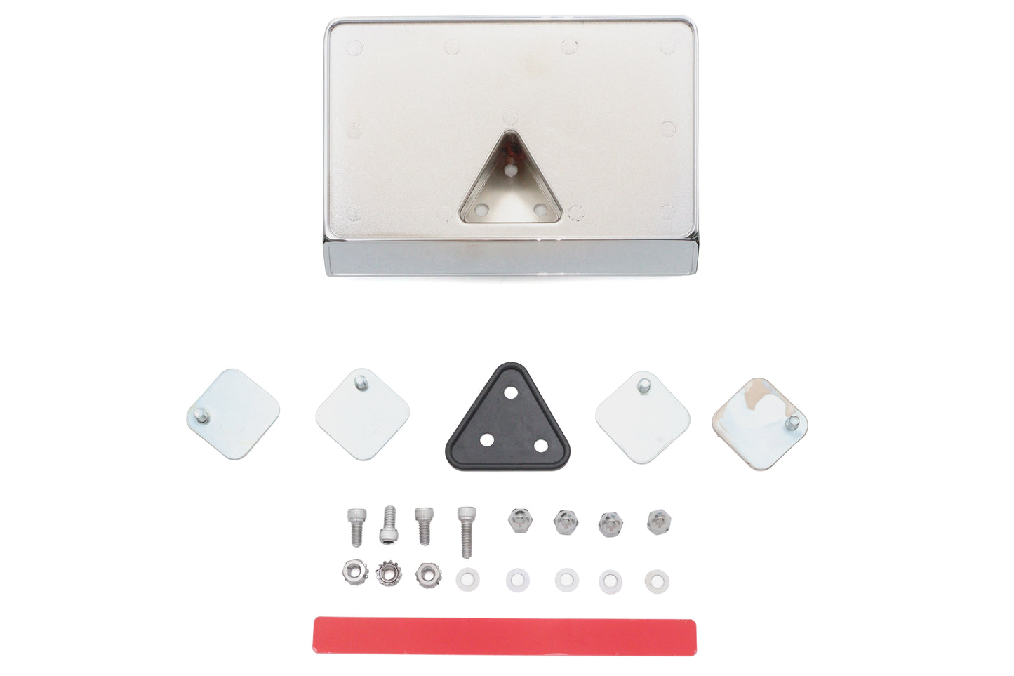 HARLEY Laydown Nummernschildhalterungs-Kit Passt für 0- Alle Modelle mit einem 3-Schrauben-Nummernschild