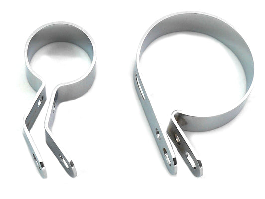 HARLEY Chrom-Schalldämpferklemmen-Set passend für 1941-1957 FL, 1941-1948 UL, 1941-1952 EL,