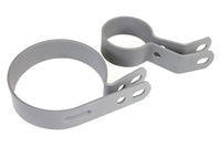 HARLEY Parkerisierte Auspuffschellen-Set Passend für 1941-1957 FL, 1941-1948 UL, 1941-1952 EL,