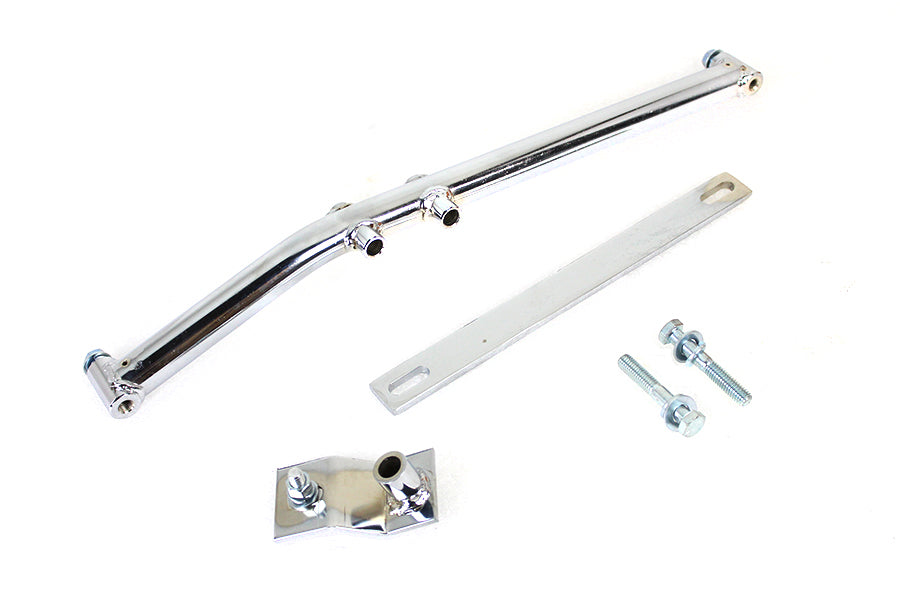HARLEY Upsweep Header Montagehalterungskit Chrom passend für 0- Custom, Anwendung