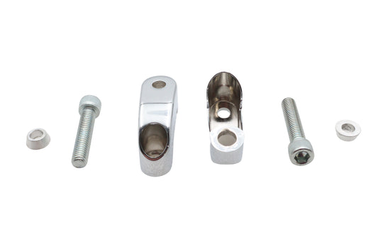 HARLEY Blinker Halterung Set Chrom Passt 0- Custom, Anwendung für 39mm Gabeln