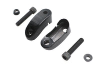 HARLEY Blinkerhalter-Set Schwarz passend für 0- Custom, Anwendung für 49mm Gabeln